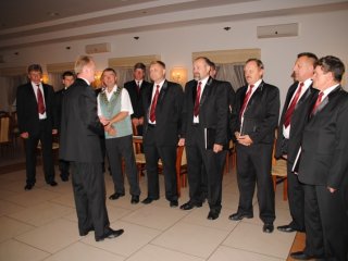 Prezentacja tradycji i kultury Ziemi Biłgorajskiej dla Stowarzyszenia ,,Feniks" z Zamościa, Gliny 8 wrzesnia 2011 r.