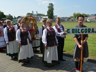 Zespół „Czeremcha” na Dożynkach Powiatu Biłgorajskiego w Księżpolu