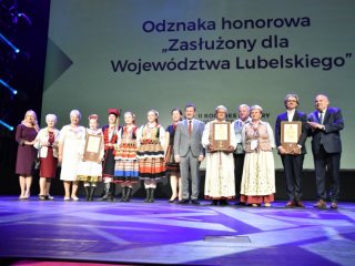 Zespół "Jarzębina" z Bukowej nagrodzony przez Marszałka Województwa Lubelskiego