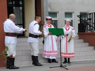 "Krążałka" zagrała pod biłgorajskim szpitalem