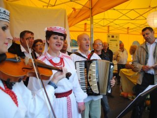 Gmina Biłgoraj na Ogólnopolskich Dożynkach Prezydenckich 2012 w Spale