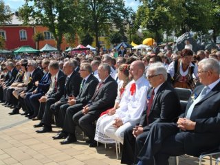 "Sąsiadeczki" z Korczowa i Okrągłego na Dożynkach Powiatowych w Józefowie