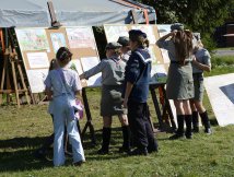 Piknik historyczny w Brodziakach 