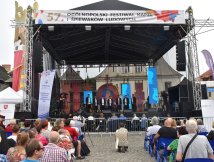 BASZTA dla Męskiego Zespołu śpiewaczego z Bukowej podczas 57. OFKiŚL w Kazimierzu