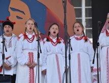 BASZTA dla Męskiego Zespołu śpiewaczego z Bukowej podczas 57. OFKiŚL w Kazimierzu