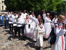 BASZTA dla Męskiego Zespołu śpiewaczego z Bukowej podczas 57. OFKiŚL w Kazimierzu