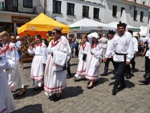 BASZTA dla Męskiego Zespołu śpiewaczego z Bukowej podczas 57. OFKiŚL w Kazimierzu