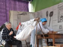 Zespół „Zorza” z Dereźni wystąpił na Festiwalu Obrzędów Dożynkowych w Dubie