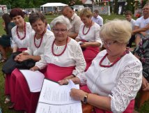 Zespół "Zorza" z Dereźni gościem  pikniku rodzinnego w Woli Dereźniańskiej